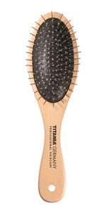 Haarbürste aus Holz Pneumatikbürste für dichtes, lockiges und langes Haar.