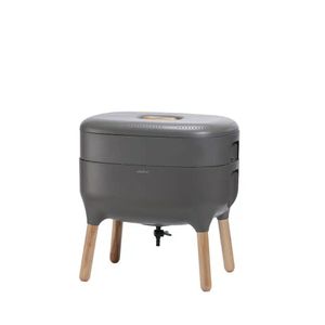Wurmkomposter Wohnung Küche Box Komposter Urbalive grau geruchsfrei Kunststoff-WurmkomposterDünger