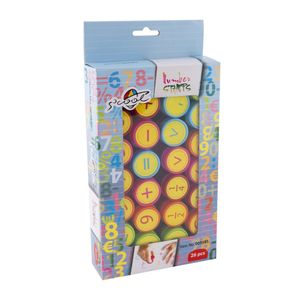 S'cool Selbstfärbende Stempel Kinder Stempel Spielzeugstempel Stempelset Lernhilfestempel Mit Zahlen Verpackung 26 Stück