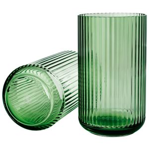 Lyngby Porcelæn Lyngby Vase H20.5 cm copenhagen green mundgeblasenes glas