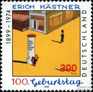 Briefmarken BRD (BR.Deutschland) 1999 Mi 2035 (kompl.Ausg.) gestempelt 100. Geburtstag Erich Kästner