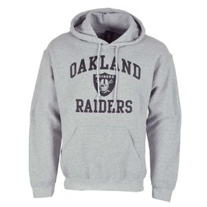 NFL Football Hoodie Herren Sweatshirt Kapuzenpullover Oakland Raiders Grau M