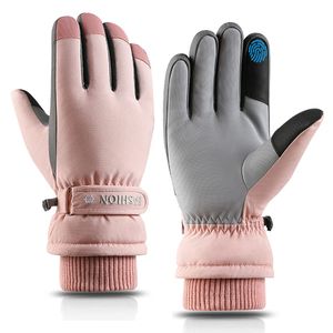 Dámske rukavice, teplé dotykové rukavice pre ženy, nepremokavé zimné rukavice, lyžiarske rukavice, dámske termo rukavice, teplé cyklistické rukavice, lyžovanie, cyklistika