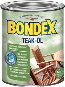 0,75 Liter Bondex Hartholzöl Holzöl Holzschutz Teaköl teak