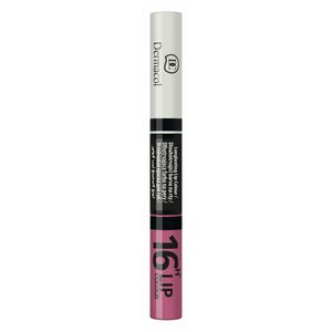 Dermacol 16H Lip Colour N. 21 zweiphasige, langanhaltende Farbe und Gloss für die Lippen 7,1  ml