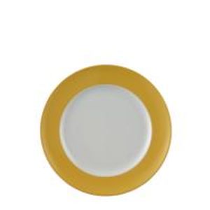 Thomas Sunny Day raňajkový tanier, tanier na tortu, tanier, porcelán, žltý / žltý, vhodný do umývačky riadu, 22 cm, 10222