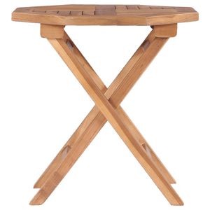 vidaXL Gartentisch Klappbar 45x45x45 cm Massivholz Teak