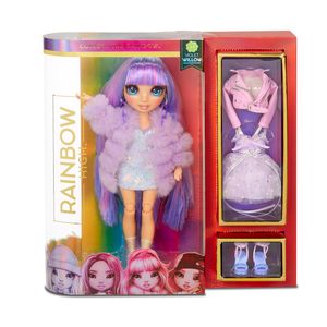 MGA Entertainment 569602E7C Rainbow High Fashion Doll- Violet Willows