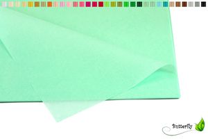 Seidenpapier 50x75cm, 10 Bogen, Farbauswahl:mintgrün / mint 513