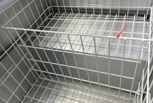 CHEFGASTRO Gitter-Trennwand für Tiefkühltruhe 7072 HxT 31,2x72,1cm