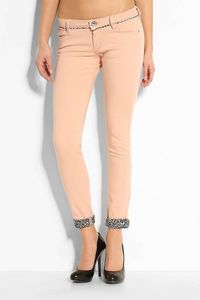 Spodnie Guess Skinny Ultra Low bawełniane W31