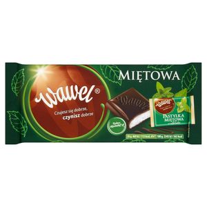 Mátová čokoláda Wawel, plněná 100 g