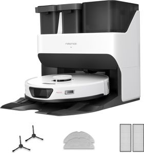 Robotický vysavač Roborock S7 Max Ultra se sadou příslušenství, reaktivní vyhýbání se překážkám, samočisticí vysoušecí dok, (upgrade z S7 Pro Ultra)