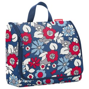 reisenthel toiletbag XL, Kulturtasche, Kulturbeutel, Kosmetiktasche, Zum Aufhängen, Florist Indigo, 4 L, WO4088