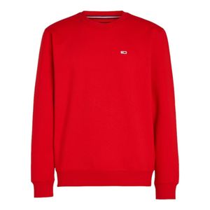 TOMMY HILFIGER Sweatshirt ohne Reißverschluss  Mann, Größe:L, Farbe:rot (xnl)