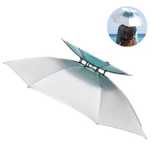 Freihändiger Regenschirmhut, Angelkopfschirm, Gartenarbeit, Wanderhut, Geschenke für Männer und Frauen, Stil 3