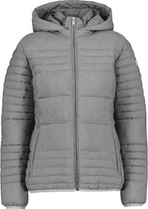 Cmp Woman Jacket Snaps Hood Bone Mel. 50