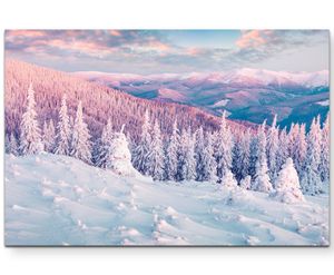 Winter Wunderland - Leinwandbild 120x80cm