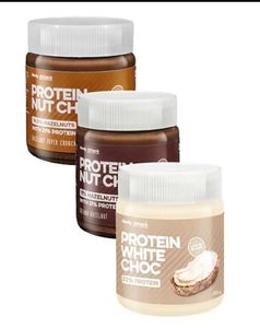 Body Attack Protein Nut Choc, Creamy Hazelnut, 250 g, Nuss-Nougat-Creme mit 21% Protein, Schokocreme ohne Zuckerzusatz. Palmölfrei und mit echten Haselnüssen