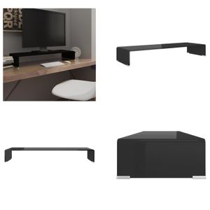 vidaXL TV stolík/sklenená stúpačka 90x30x13 cm - TV stolík - TV skrinky - TV nábytok - TV skrinka