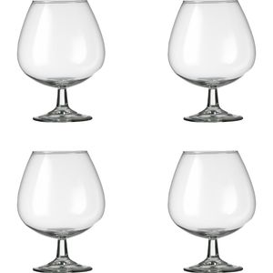 4 x Cognacschwenker, Cognacglas, Glas, transparent, 80cl, Ø11.5cm, Höhe:15.4cm