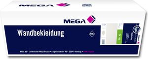 4x MEGA Glattvlies ZV 160 25,00 m x 0,75 m weiß