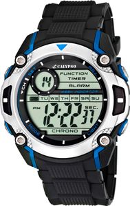 Calypso Uhr Herren Digital K5577/2 schwarz blau