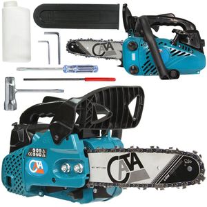 CATA® Benzin Kettensäge 1,3 PS 25,4ccm Kurze Motorsäge Motorkettensäge Kettensägen Einhandsäge Astsäge