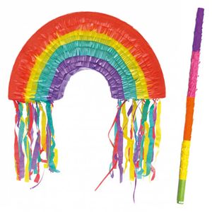 Piñata Regenbogen + Stab