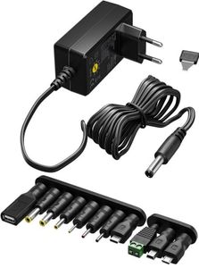 Goobay Universal-Netzteil: mit 11 Adaptern darunter 4 x USB und 7 x DC-Adapter, 3V-12V, 18W, 1,5 A