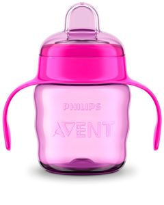 Avent pohár na prvé dúšky klasický 200 ml s držadlami dievčatá