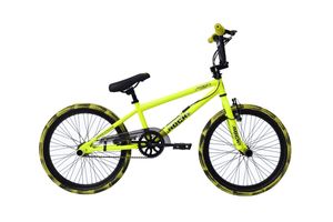 20' 20 ZOLL BMX Freestyle Kinderfahrrad Kinder Jungen Jugend Mädchen Fahrrad Bike Rad 360 ROTOR Pegs Rock  Schwarz Gelb