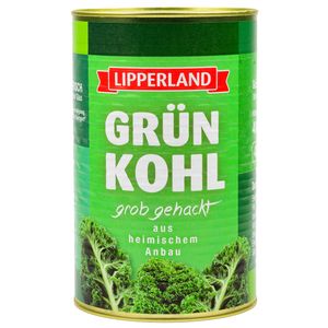 Food-United GRÜNKOHL handverlesen vegan Konserve Füllm 4KG ATG 2,8KG