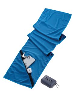TROIKA Fitness-Handtuch SCHWITZABLEITER Cooling Towel in zwei Farben, Troika_Farbe:blau
