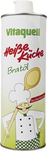 Vitaquell Heiße Küche Bratöl, 1000 ml zum Kochen oder Frittieren