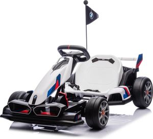 Kinder Elektro-GoKart BMW - 24V Akku - 5 bis 12 Jahre - mit Driftfunktion - Weiß