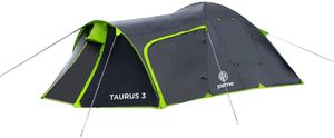 Campingzelt Peme Taurus 3 mit Tragetasche - Schnellaufbauzelt mit Innentaschen & Lampenhalter für 3 Personen