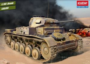 Academy 1/35 Bundeswehr II Panzer F Typ Nordafrikanische Front Kunststoff Modell 13535