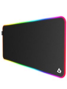 AUKEY KM-P7 RGB Gaming Mauspad Extended Soft LED Multi Color Schreibtischunterlage XL Mousepad  abwaschbar