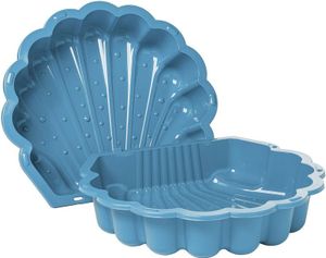 Sand und Wasser Muschel pastellblau