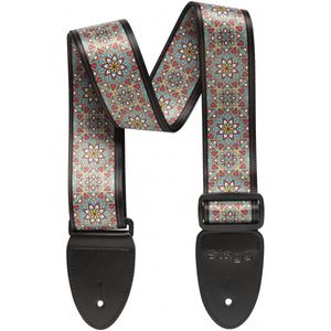 Stagg STE MANDALA BLU, terylénový gitarový popruh, vzor mandala, modrý Stagg STE MANDALA BLU, terylénový gitarový popruh, vzor mandala, modrý