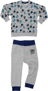 74-80|Sesamstraße – Krümelmonster Baby Sweatshirt Set 2-teilig 0129364