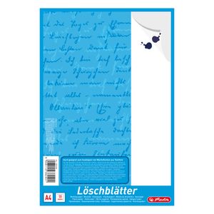 Herlitz Löschpapierblock DIN A4 80 g/qm weiß