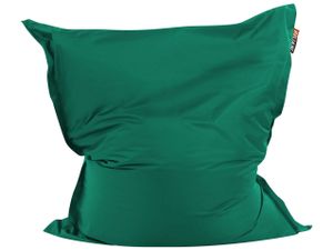 BELIANI Sitzsack Smaragdgrün 140 x 180 cm Indoor Outdoor Stark wasserabweisender Langfristige Volumenstabilität Leicht Gewicht
