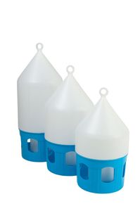 7L Tränke aus Kunststoff mit Tragering und Verschluss - Blau
