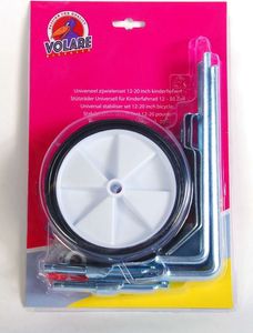 Kinderfahrrad Kinder Fahrrad Stützräder 12-20 Zoll Universal Paar Stütz Rad Räder VOLARE