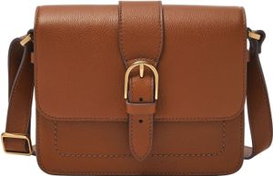 FOSSIL Umhängetasche Zoey Flap Crossbody Bag Brown braun