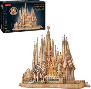 CUBICFUN Beleuchtetes 3D-Puzzle Sagrada Família 696 Teile