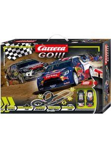 Carrera GO! Rennstrecken-Set Super Rally 490 cm schwarz/braun
