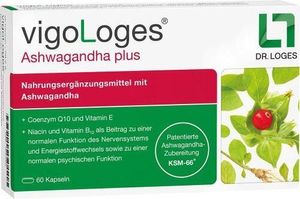 Vigologes Ashwagandha plus kapsle 60 kapslí